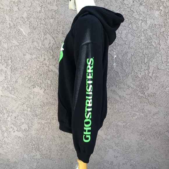 Men’s Ghostbusters Slime Logo Hoodie - Picture 3 of 7